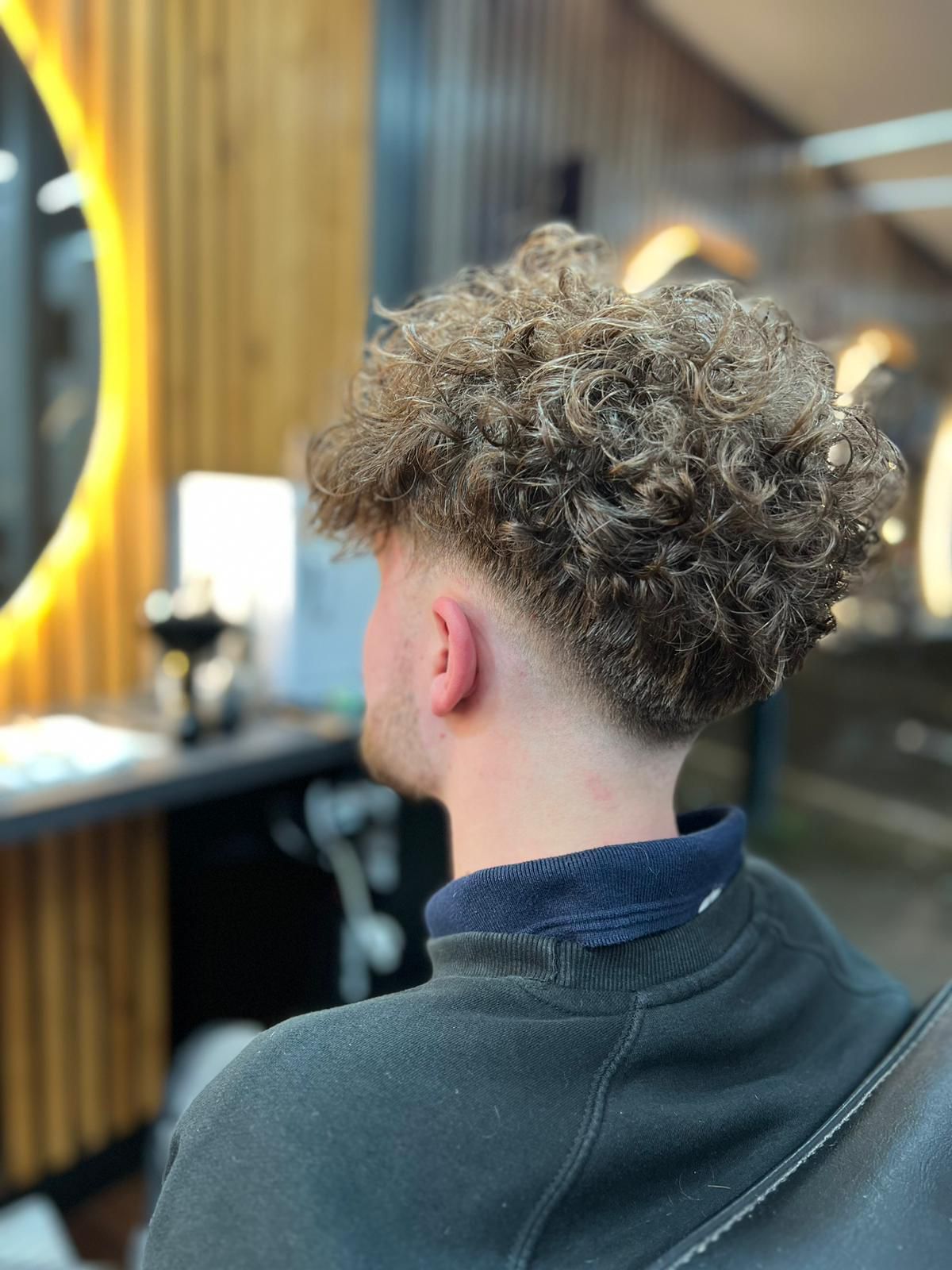 A finished haircut at Hadi's Male Grooming